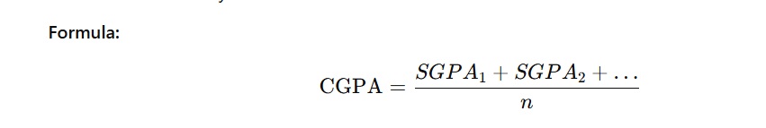 SGPA values